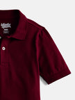 Boys School Uniform Pique Polo Shirt with Short Sleeves, Size 4-18