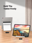 Desk Tablet Stand, Adjustable Holder Compatible for Ipad, White