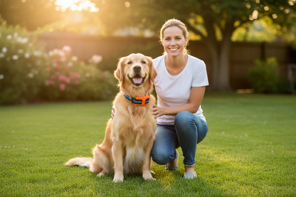 Anti-Bark Dog Collar – Electric Shock, Vibration & Sound with LED for Small & Large Dogs