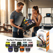 Adjustable Ankle Weights Set for Men & Women, 1-5 Lb Each, Pair for Training, Orange