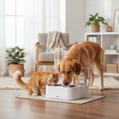 Self-Filling Pet Water Bowl – Moisture-Proof Automatic Dog & Cat Drinking Bowl