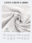 Pants for Women Wide Leg Linen Pant White Summer Casual Palazzo Flowy Pants with Pocket Drawstring Loose Lightweight Pants M