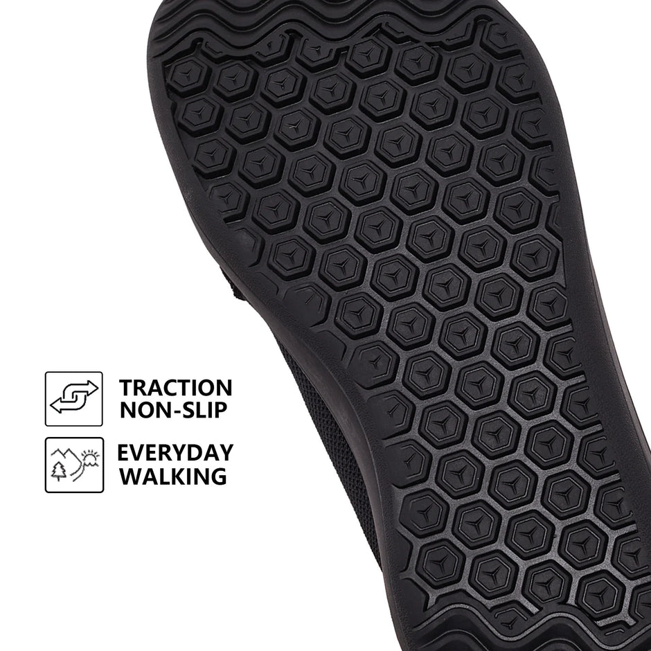 Barefoot Minimalist Shoes Womens Men | Zero Drop | Wide Width Fashion Sneaker Black, 9.5 Women/ 7.5 Men