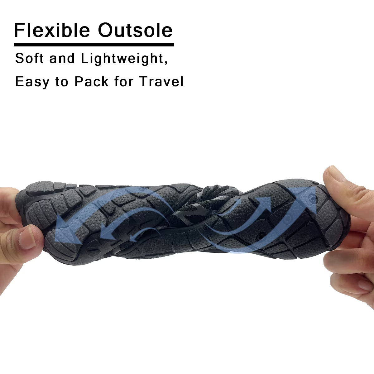 Water Shoes Women Men Quick Dry Wide Toe Box Hiking Aquatic Sports Shoes for Swim Beach Pool Boating, Black