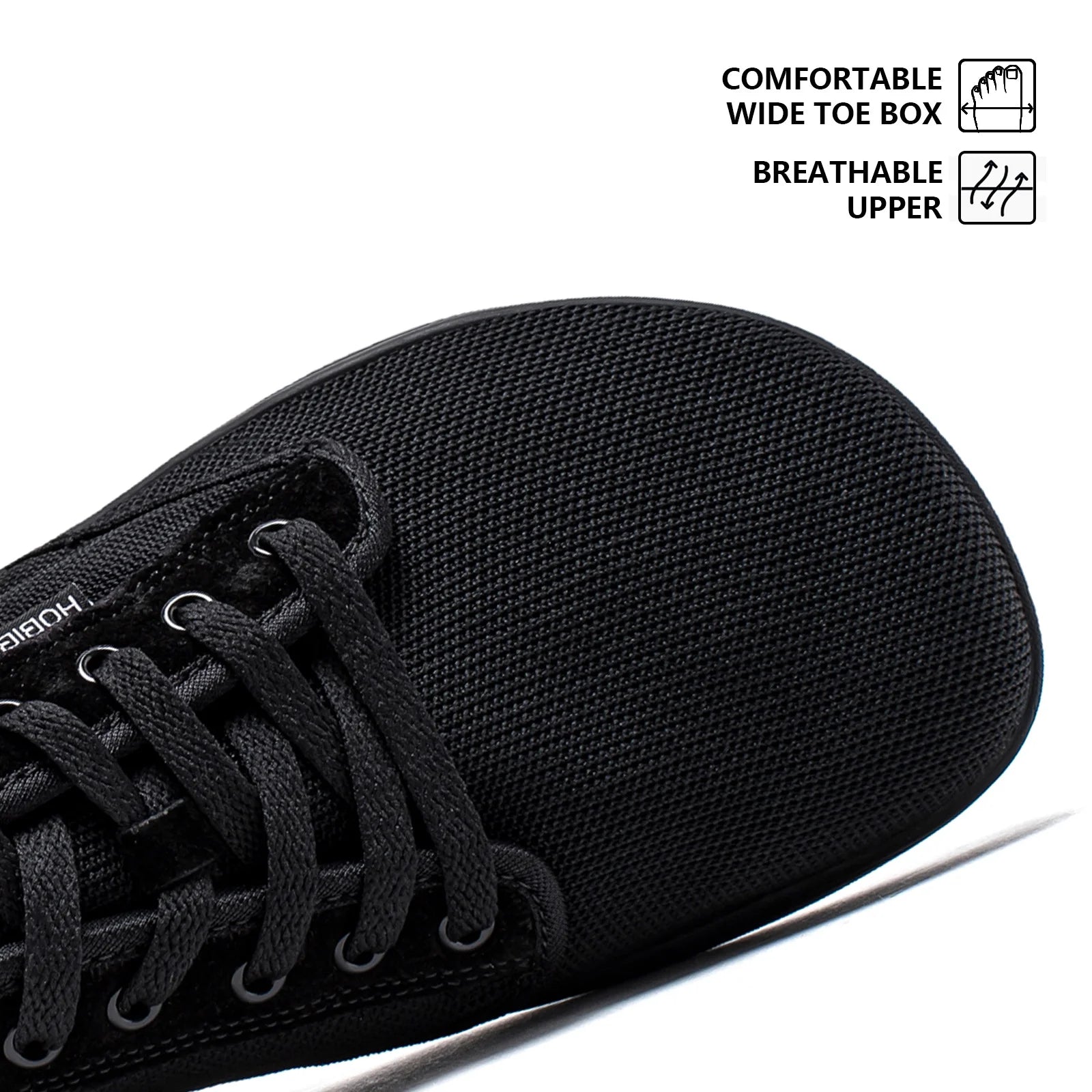 Barefoot Minimalist Shoes Womens Men | Zero Drop | Wide Width Fashion Sneaker Black, 9.5 Women/ 7.5 Men