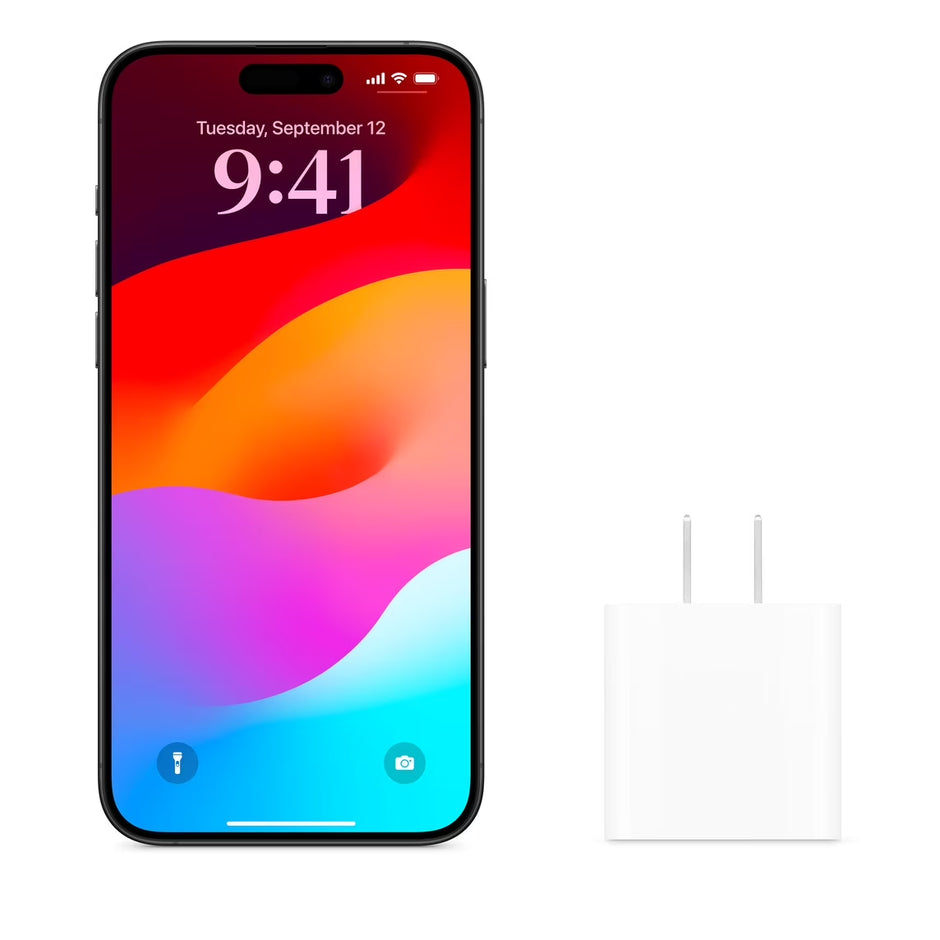 20W USB-C Power Adapter - Iphone 17, 16, 15, 14, 13 Charger with Fast Charging Capability, Wall Charger
