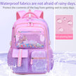School Backpacks for Girls, Kids Lightweight Fashion School Bag Waterproof School Bookbags Gifts-Purple