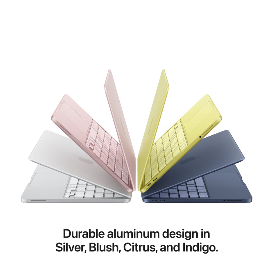 Macbook Neo 13-Inch  A18 Pro Chip with 6‑Core CPU and 5‑Core GPU, 8GB, 256GB SSD, Magic Keyboard - Indigo