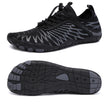 Water Shoes Women Men Quick Dry Wide Toe Box Hiking Aquatic Sports Shoes for Swim Beach Pool Boating, Black