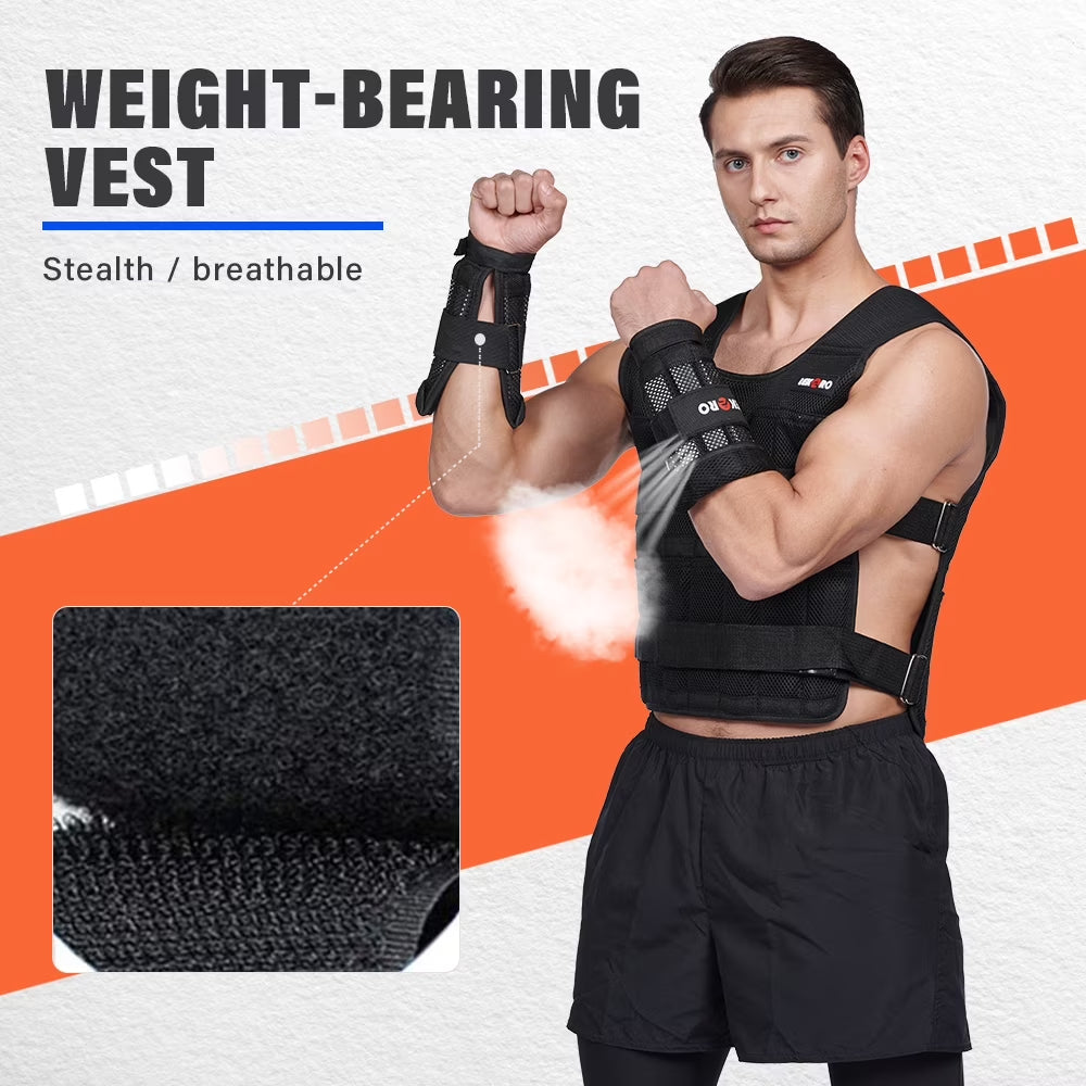 LEKÄRO Wrist Arm Weights, Adjustable Wrist Weights, Removable Wrist Ankle Weights for Men Women, for Fitness, Walking, Jogging, Workout, Running, 1Pair 2 Pack