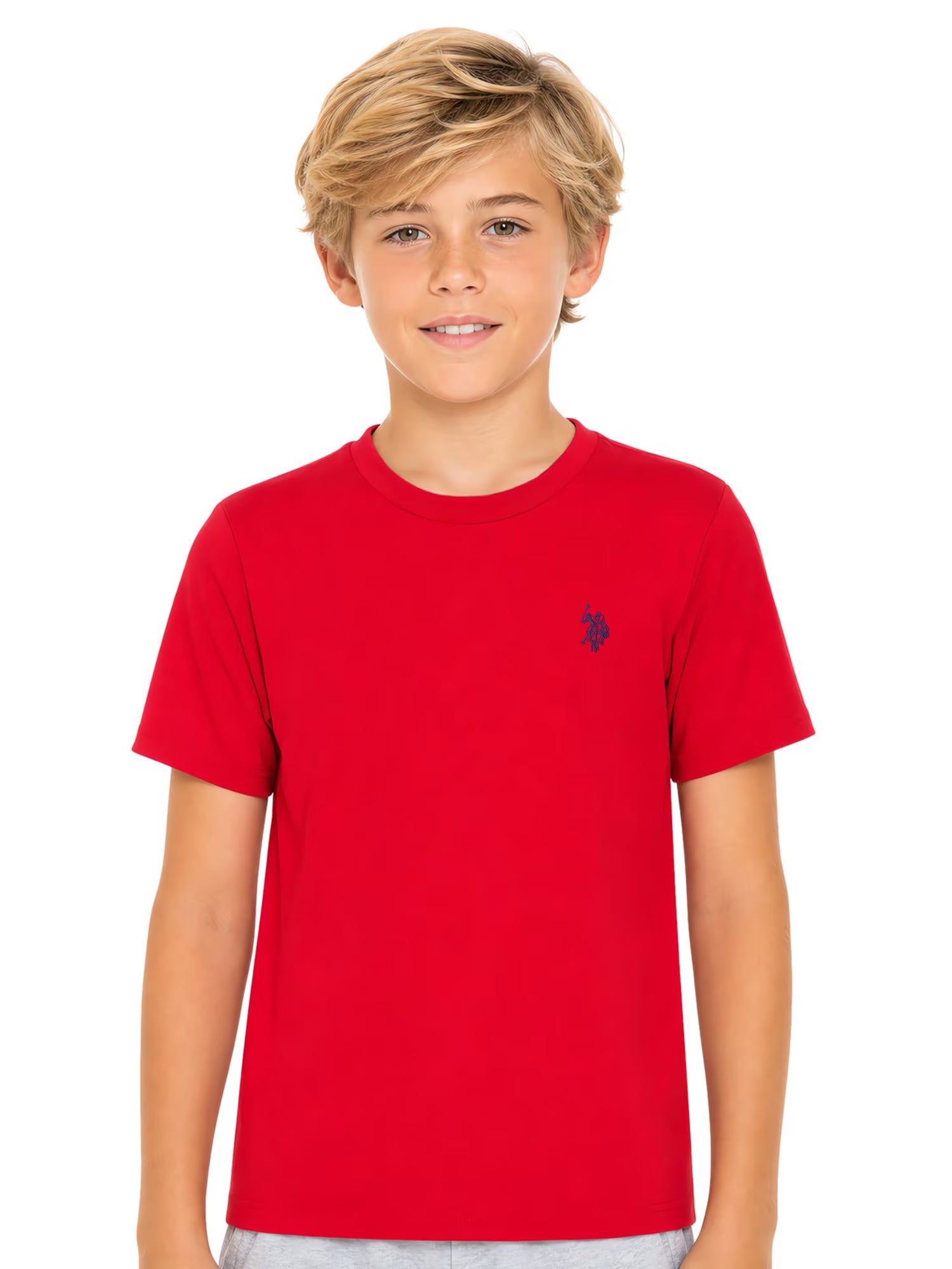 Boys Crewneck T-Shirt, Sizes 4-18