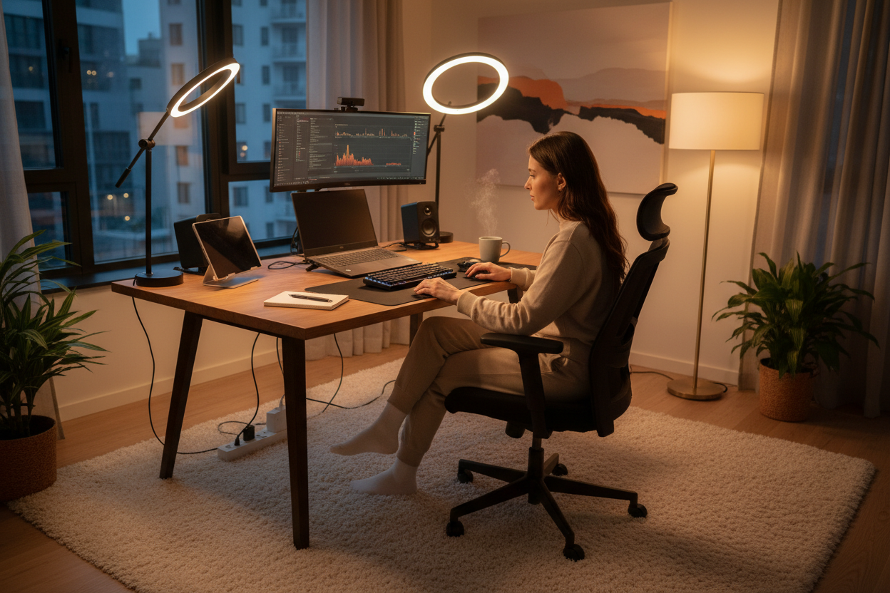 Acer e10 ETBook being used in modern home office