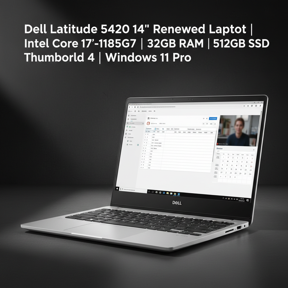 Dell Latitude 5420 FHD screen detail