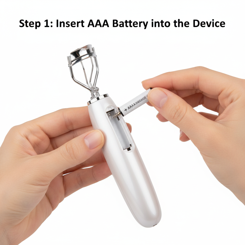 How to use step 1 - insert AAA battery
