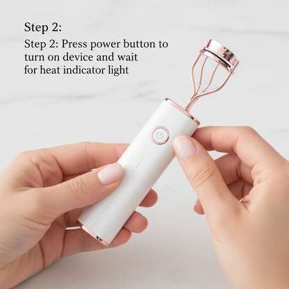 How to use step 2 - press power button and wait to heat up