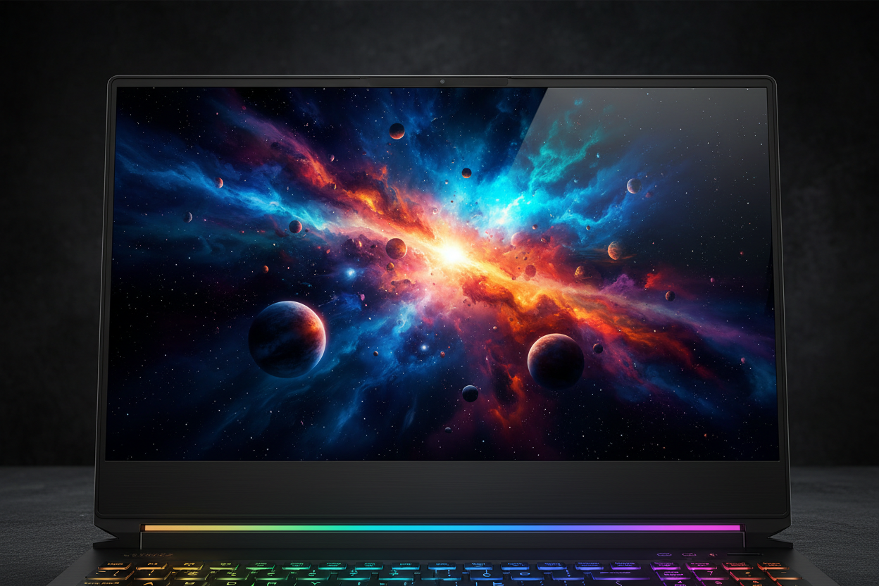 Acer e10 ETBook 14 inch 2K IPS display close-up