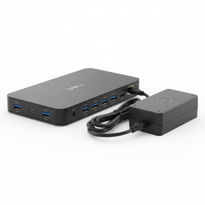 D6000 USB-C docking station white background product shot