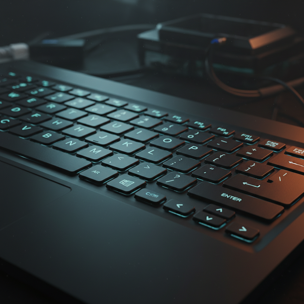 Acer e10 ETBook backlit keyboard with numeric keypad