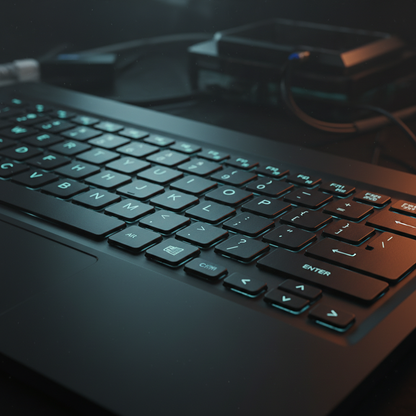 Acer e10 ETBook backlit keyboard with numeric keypad