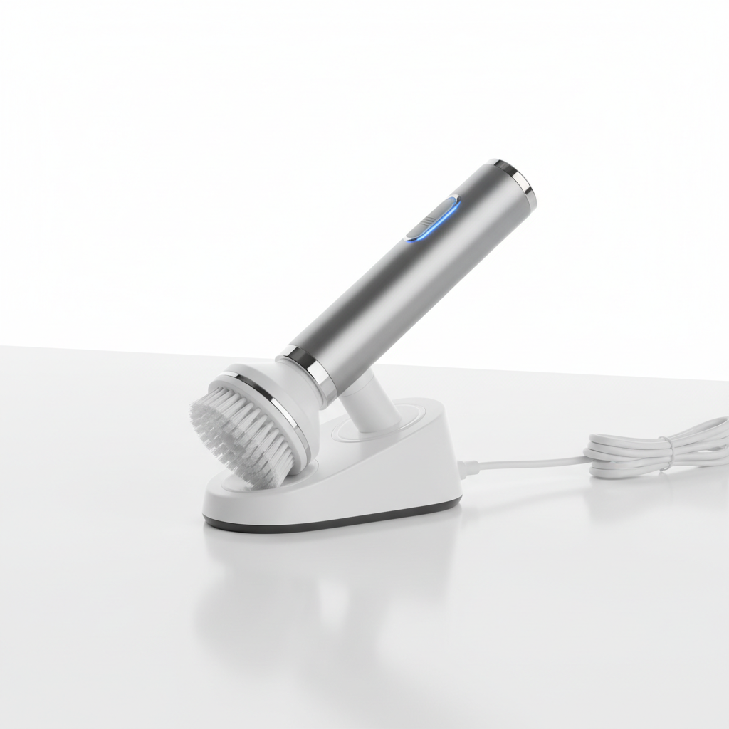 Electric spin scrubber charging
