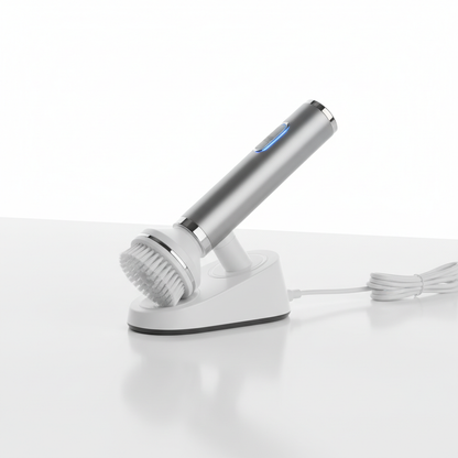 Electric spin scrubber charging