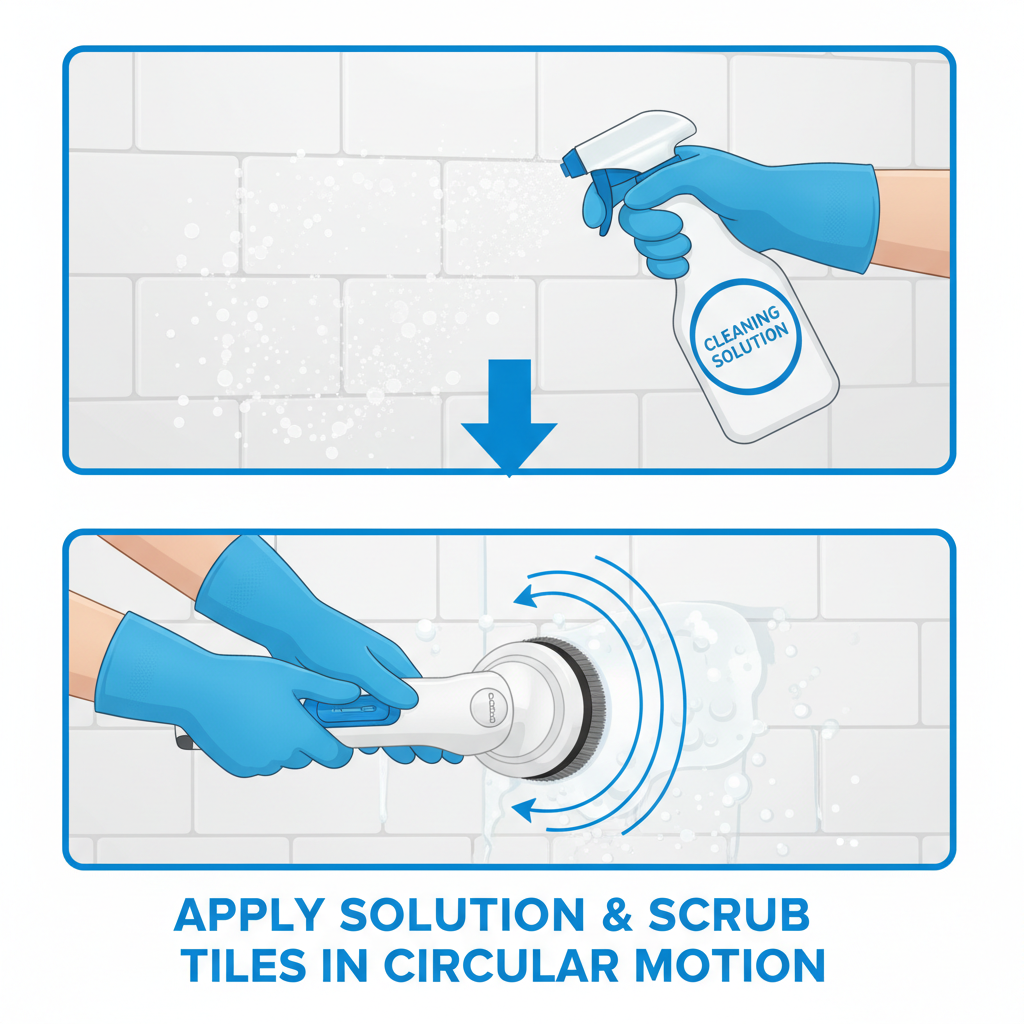 How to use step 4 - apply and scrub
