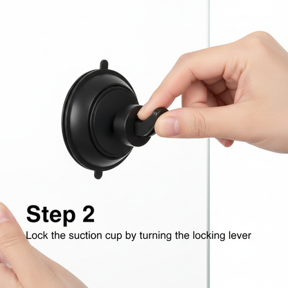 How to use step 2 - lock the suction lever