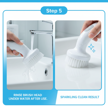 How to use step 5 - rinse and store