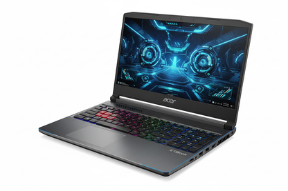 Acer e10 ETBook gaming laptop white background product shot