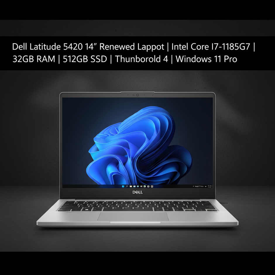 Dell Latitude 5420 front display view
