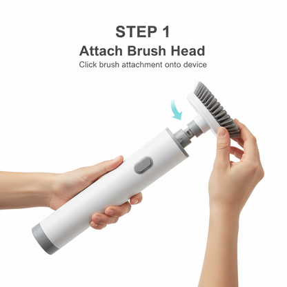 How to use step 1 - attach brush head