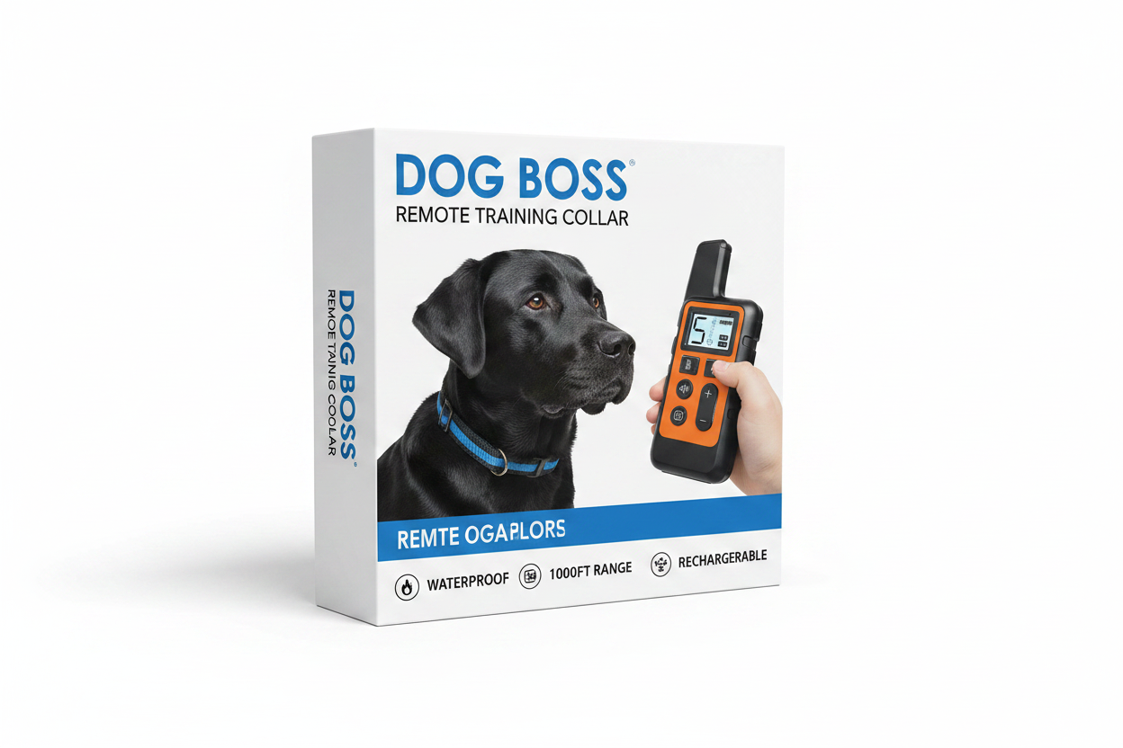 Anti-Bark Dog Collar – Electric Shock, Vibration & Sound with LED for Small & Large Dogs